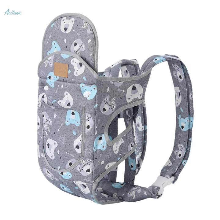 Multi-Functional Baby Wrap Carrier, Infants Wrap Straps, and Face-Out, Front and Back