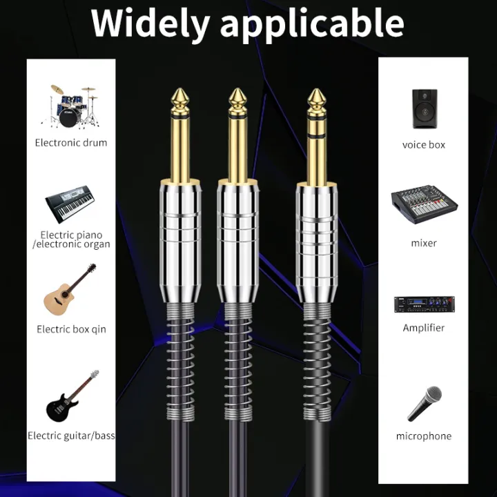 RUZUO%206.5mm%20to%20Double%206.5mm%20AudioCable%20Male%20to%20Male%20Aux%20Cable%20for%20MixerSpeaker%20Amplifier%206.5%20to%206.5%20TRS%20CableAudio%20-%20Image%204