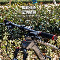 Bicycle handle grip Mountain Bike Bamboo Sponge Lock Handle Cover Bicycle cycling fixture （ Bamboo Handle Cover ）. 