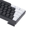 Membrane Gaming Keyboard 68 Keys RGB Backlit Ergonomic USB Interface Computer Keyboard for Win System Office Family White Black.