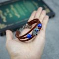 The Last Of Us Leather Bracelets for Women Man Ellie Dina Hamsa Evil Eye Charm Bangle Game Jewelry pulseras Accessories Gift. 