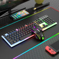 X200 Keyboard Mouse Gameing Combo Set Or T20 Keyboard Mouse Gameing Combo Set Or Only Keyboard For Computer & Laptom High Quality Backlit Keyboard Mouse.