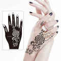 Henna Sticker Mehndi Bridal Tatto Design Waterproof Stencils Reusable 1 Pair = 2 Pieces. 