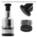 Multifunctional Manual Garlic Chopper Press Type Onion Cutter Hand Chopper Kitchen Tool. 