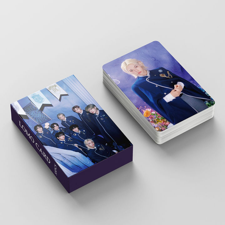 【New-store】 55pcs/box Stray Kids Photocards SKZ SCHOOL Album KPOP LOMO Card Collection Card