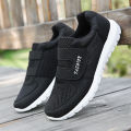 Middle-Aged and Elderly Walking Shoes Men's Shoes Morning Exercise Square Dance Sports Running Shoes Women's Safe Outer Wear Mesh Surface Shoes Pieces.