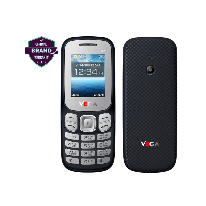 Vega V7 Feature Button Mobile Phone 1000mAh Battery