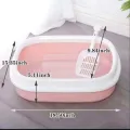 Cat Litter Box with Scoop & Free Bowl.