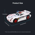 Hellokimi Electric Toy Car 360°Rotation P o lic e Car Vehicle with LED Light Music Dancing Deformation Rotating Car Light Music Dancing Deformation Rotating Car Automatic Lifting Door Universal P o li ce Cars Educational Toy Gifts For Kids.