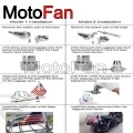 【VisioN Shop】mtc13336 Custom Motorcycle Flag Mount Holders USA American Flags for Harley Davidson Cruiser 883 1200 48 Dyna. 