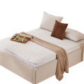 Factory supply interwoven cotton protective mat hotel room protective mat hotel mattress bed upholstered pad wholesale.