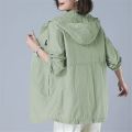 Sun-Proof Clothing Women's UV Summer New Anti-Ultraviolet All-Match Sun Protection Clothing Female Coat Jacket Hooded Top.