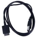 USB data charging cable cord Sony Walkman E052 A844 A845 MP3 MP4 player black. 
