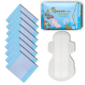 Queen Glory Sanitary Napkin - Wings System - Ultra Thin - 330 MM - 100% Cotton - Single Pack - 8 Pads. 