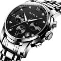 "Olevs 2858 Stainless Steel Chronograph Wrist Watch For Men. 
