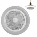 2 In 1 LED Ceiling Fan Modern Lamp White Light For Bedroom Decoration Lighting Ceiling Fan With Light Good Sleep Ultra-Quiet Fan. 