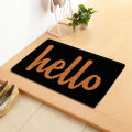 GC Summer Hello Doormat 40 x 60cm/60 x 90cm Anti Slip Wear-resistant Floor Mat For Bedroom Bathroom Entrance. 