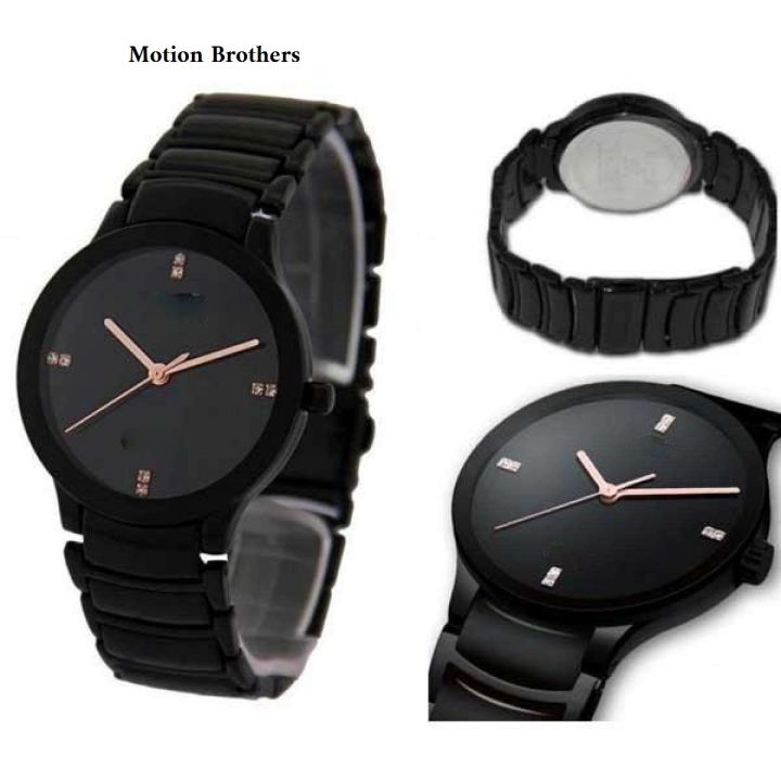 GHDF%20Men's%20Black%20Stainless%20Steel%20Watch%20with%20RAOLIAS%20Hands%20for%20Men%20-%20Image%203