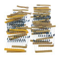 300PCS 1/4W 1% Carbon Film Resistors Kit 10 to 1M Ohm 30 Values Metal Resistors with Individually Labeled. 