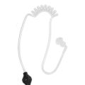 Single Side Earphone In-Ear Stereo Mono Earbud Headphones Noise Isolating Earbuds with Mic Spring Coil Reinforced Cord. 