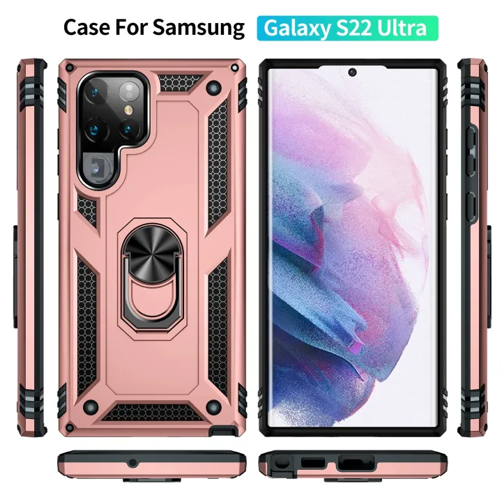 For%20Samaung%20Galaxy%20S22%20Ultra%205G%20Shockproof%20TPU%20+%20PC%20Protective%20Case%20with%20360%20Degree%20Rotating%20Holder(Black)%20-%20Image%2010