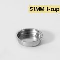 51MM/58MM Pressurized/Non-Pressurized Coffee Filter Basket Single/Double Cup Fit For 51mm/58mm Portafilter Espresso Coffee Tool. 