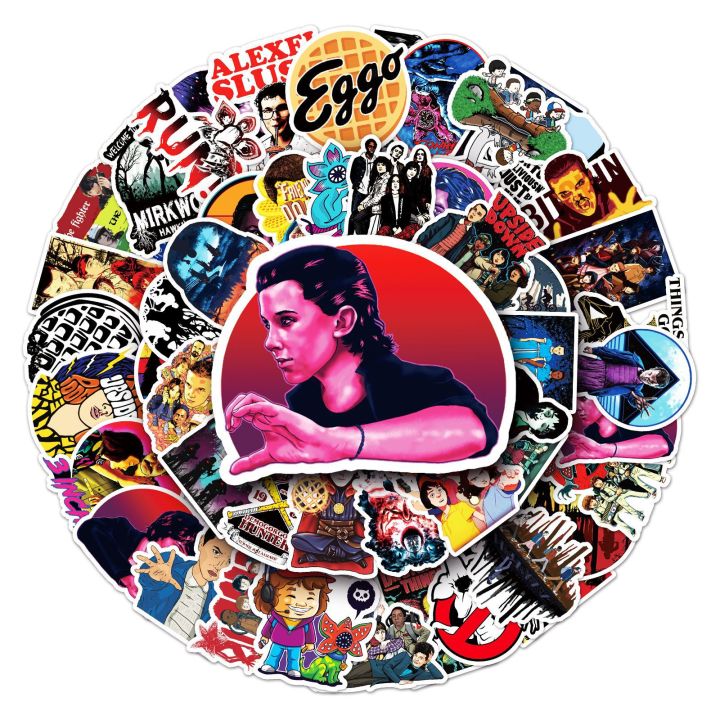 51%20Zhang%20Meitv%20Stranger%20Things%20Graffiti%20Children's%20Luggage%20Laptop%20Scooter%20Phone%20Case%20Decorative%20Stickers%20-%20Image%205