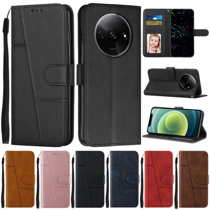 Cover Flip Per Xiaomi Mi A3 / Mi CC9e – Custodia In Pelle PU E Silicone TPU, Interno Morbido, Colore Rosso, Con Supporto Per Video - 6