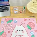 Antiskid Waterproof Desk Mat Cute Mouse Pad 30*59cm Candy Color Desktop Keyboard Pad Mat Kawaii Cartoon Soft Rubber Mouse Pad. 