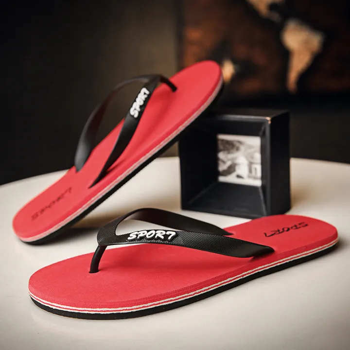 2022%20summer%20new%20men's%20casual%20plus%20size%20slippers%20korean%20trendy%20beach%20flip%20flops%20outdoor%20fashion%20sandals%20-%20Image%202