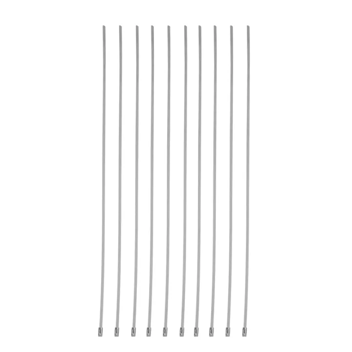10Pcs%2017.7"%20Stainless%20Steel%20Locking%20Cable%20Ties%20For%20Exhaust%20Pipe%20Header%20Wrap%20Tape%20Silver%20-%20Image%202