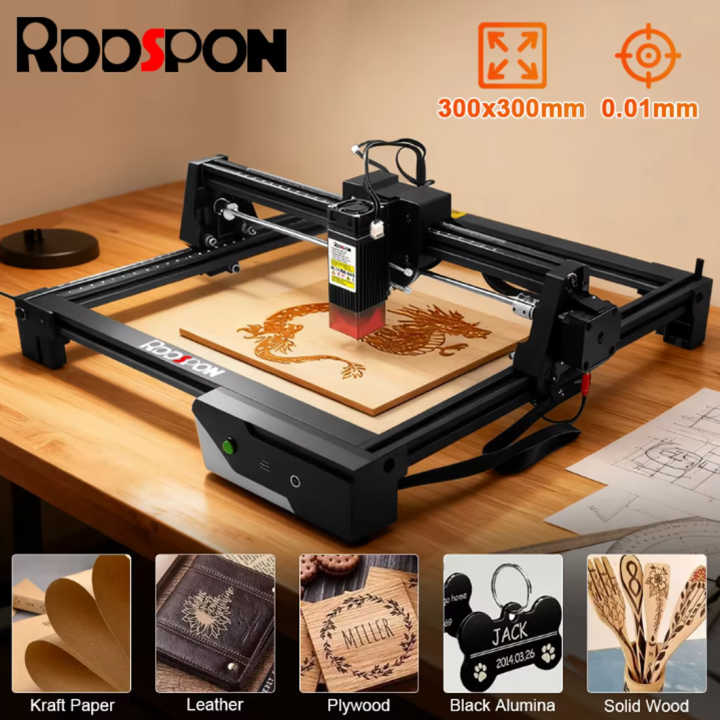 RDDSPON%20Laser%20Engraver%202.5W%207W%20Optical%20Power%20CNC%20Wood%20Router%20Engraving%20Machine%20Woodworking%20DIY%20Portable%20Cutter%20Printer%20300*300mm%20-%20Image%208
