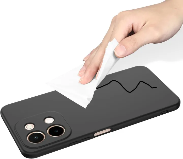 Vivo%20Y28%204G%20Silicone%20Matte%20Flexible%20Soft%20Phone%20Case-%20Black%20-%20Phone%20Back%20Cover%20-%20Image%202