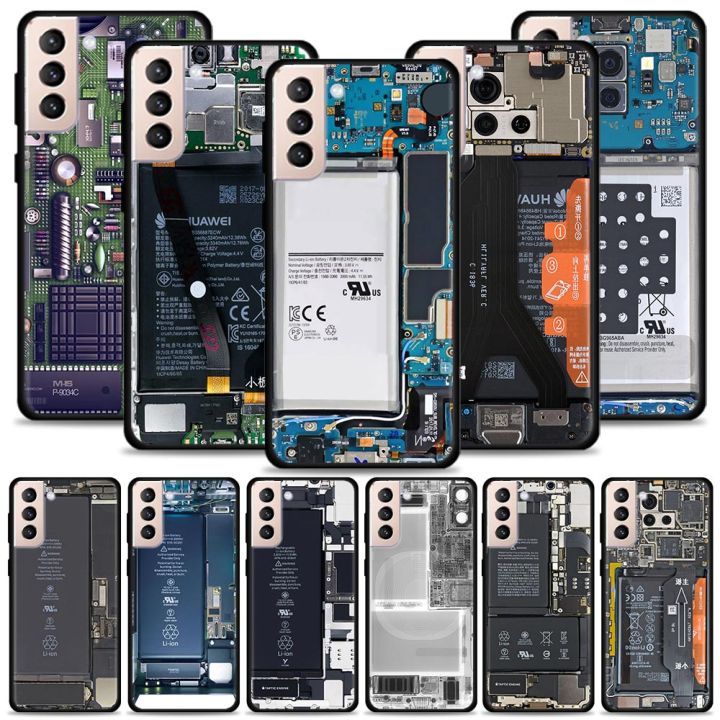 classic motherboard Circuit board For Samsung Galaxy S21 S20 Ultra S10 Plus  Lite S20FE 5G Case For Galaxy S10e S9 S8 Edge Shell