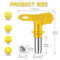 Airless Paint Nozzles Set,Reversible Spray Tips Airless Paint Sprayer. 