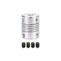 【YIYANGMAOYI111】3D Printer Parts Flexible Coupling /Shaft 5*5*25/5*8*25 Flexible Shaft Aluminum For Lead Screw Nema17 motor. 