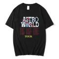 Travis Scott AstroWorld Tour Oversized T shirt men women1:1letter print T Shirts  hop streetwear kanye west ASTROWORLD Tshirt. 