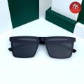 Genius Monster Pure Black Sunglasses for Men.