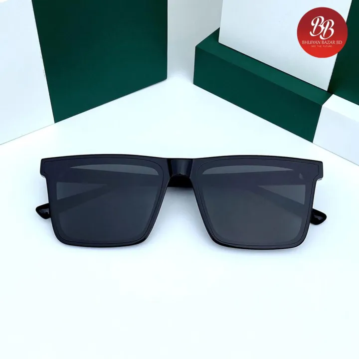 Genius Monster Pure Black Sunglasses for Men