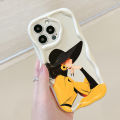 Jizetin for Redmi 13 Xiaomi Poco M6 4G Back Cover Fashion Queen Cream Wavy Edge Soft Silicone Phone Case.