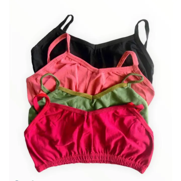 4 Pieces Comfortable Super Soft Cotton Semis bra for Girls. 👧 কিশোরী ...