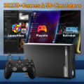 500G Retro Gaming HDD Video Game Console Retrobat&Playnite&Launchbox OS for XBOX/PS3/PS2/Switch/Wii/WiiU/DC/NES with 38200+Games.