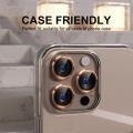 For Apple iPhone 16 Pro Max / iPhone 16 Pro 2024 3PCS Camera Lens Protector Rings Aluminium+Tempered Glass Scratch Resistant. 