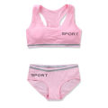 Girls Training Bras Panties Kids Cotton Underwear Sets Teens Students Bra Vest and Panties Wireless Girls Sports Bra 8-16Y топик.