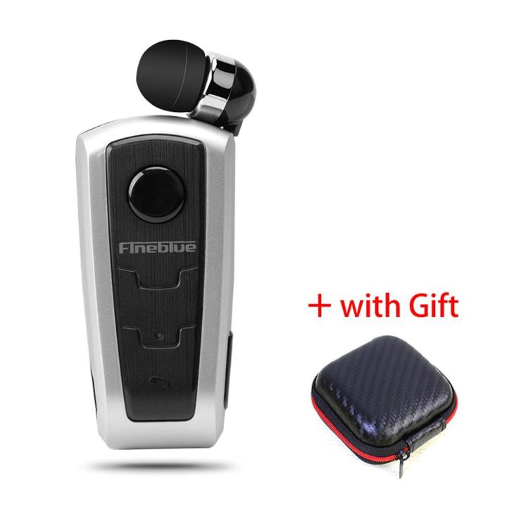 【happy one】Fineblue F910 Wireless Bluetooth earphone Handsfree Stereo Earphones Clip whit Mic Remind for phone