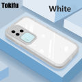 Tokifu for VIVO V30 Pro Cover TPU silicone lens all inclusive fall proof Shockproof Solid Color Macaron Oval Lens Protection Phone back Case.