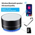 A10 Wireless Bluetooth Outdoor Subwoofer MINI Portable Speaker Radio Music Sound Box Aluminum Alloy Wireless Speaker.