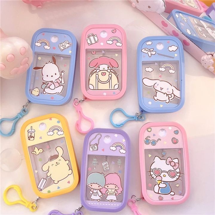 Portable 45ml Mini Refillable Carton Card Shaped Spray Bottle