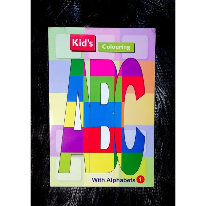 ABC With Alphabets Colouring Kid's Book