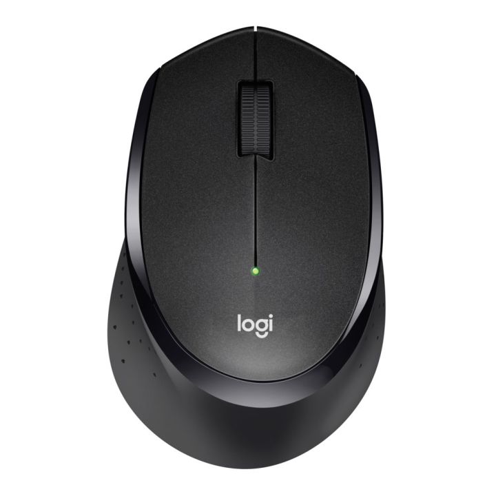 Logitech M330 Silent Plus Wireless Mouse, 2.4 GHz with USB Nano Receiver, 1000 DPI Optical Tracking, 3 Buttons, 24 Month Life Battery, PC / Mac / Laptop / Chromebook - Black